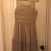 Anthropologie Dresses | Anthropologie Burlapp Silk Dress ( Light Skin Toned/Cream Or Tan) Size 2 | Color: Cream/Tan | Size: 2