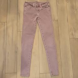 American Eagle Outfitters Jeans | American Eagle Purple / Pink Super Stretch Jegging Jeans Women's Juniors Size 2 | Color: Pink/Purple | Size: 2