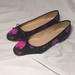 J. Crew Shoes | J Crew Floral Flats | Color: Black/Pink | Size: 7