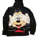 Disney Shirts & Tops | Kids Mickey Mouse Black Hoodie Unisex Kids Size 5/6 | Color: Black/Red | Size: Unisex Kids