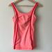 Lululemon Athletica Tops | Lululemon Orange Striped Tank Top | Color: Orange/Tan | Size: 6