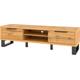 Lowboard HELVETIA "Halle" Sideboards Gr. B/H/T: 180 cm x 50 cm x 50 cm, braun (wotan eichefarben, schwarz) Lowboards