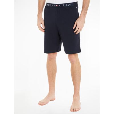 Schlafshorts "JERSEY SHORT", Herren, Gr. L (52), N-Gr, blau (desert, sky, (dunkelblau)), Jersey, Obermaterial: 100% Baumwolle, TOMMY HILFIGER UNDERWEAR, meliert, casual, körpernah ca. Mitte Oberschenkel, Hosen, mit Tommy Hilfiger Logoschriftzug am Bund Image