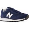 Sneaker NEW BALANCE "ML 515", Gr. 44,5, blau (navy, weiß), Leder, Textil, sportlich, Schuhe