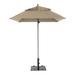 Grosfillex Expert Grosfillex Windmaster 6.5' Square Umbrella, Fiberglass in Brown | 76.5 H x 78 W x 78 D in | Wayfair 98660331