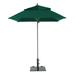 Grosfillex Expert Grosfillex Windmaster 6.5' Square Umbrella, Fiberglass in Green | 76.5 H x 78 W x 78 D in | Wayfair 98662031