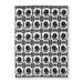 Black/White 144 x 30 x 1 in Area Rug - LOOMY Posy Hand-Knotted Wool Shag Rug Wool | 144 H x 30 W x 1 D in | Wayfair LO-22-POSY-2.6x12