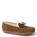 Fireside By Dearfoams Alice Springs Genuine Shearling Moccasin - Womens 8 Brown Slipper Medium