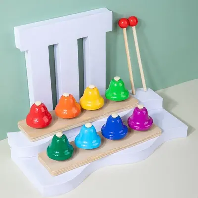 Jouet Xylophone éducatif Montessori en bois 8 Notes Style Xylophone pour enfants jouets musicaux