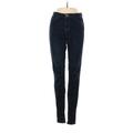 J Brand Jeggings - Mid/Reg Rise: Blue Bottoms - Women's Size 26 - Dark Wash