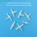 Connecteurs de tuyaux en plastique PE 3-5mm 10 pièces accessoires pour aquarium pompe à air