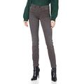 TOM TAILOR Damen Alexa Slim Jeans mit Leo-Print 1022793, 24691 - Dark Grey Leopard Design, 25W / 32L