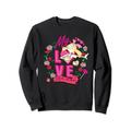 Hey Arnold! Valentine's Day Helga, I Hate You But I Love You Sweatshirt