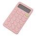 Biplut Mini Calculator Big Button Non-slip Base Arithmetic Portable 8-Digit Desktop Handheld Small Calculator for Student (Pinkï¼‰