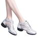 Shpwfbe Shoes For Women Ladies Casual Comfortable Dance Latin Dance Heeled Ballroom Salsa Tango Party Sequin Dance Valentines Day Gifts Shoe Rack