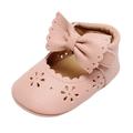 Girls Single Shoes Bowknot First Walkers Shoes Hook Loop Toddler Soft Bottom Breathable Princess Shoes Toddler Boys Running Shoes Baby Tennis Shoes Girl 12 18 Months