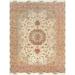 Tabriz Collection Hand-Knotted Silk & Wool Area Rug- 8 2 X 11 8