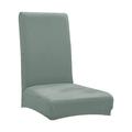 Linyer 2 Pcs Solid Chair Covers Multicolor Anti-dust Chairs Sheath Universal Outer Protector Simple Style Rotating Slipcover Home Decor Grey