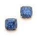 Kate Spade Jewelry | Kate Spade Women's Blue Small Square Stud Earrings - Navy Glitter | Color: Blue | Size: Os