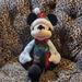 Disney Toys | 2019 Disney Store Mickey Mouse Christmas Santa | Color: Black/Green | Size: 20 Inches Tall