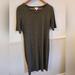 Lularoe Dresses | Like New Women's Lularoe Julia Dress Size M | Color: Black/Gold | Size: M