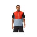 Norrona Senja Aero 90 Vest - Men's Arednalin Red/Blue Fog Large 5819-23 5652