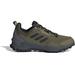 Adidas Terrex AX4 Wide Hiking Shoes - Men's Focus Olive/ Black/Grey Five 9US HQ3554-9