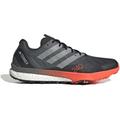 Adidas Terrex Speed Ultra Trail Running Shoes - Men's Black/Matte Silver/Solar Red 115US HR1119-11-5