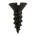 Brownells Unplated Steel Flat Head Wood Screw Kit - 6x3/8" Steel Flat Head Wood Screws Blued 12 Pack