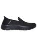 Skechers Women's Slip-ins: GO WALK Flex - Relish Slip-On Shoes | Size 11.0 Wide | Black | Textile | Machine Washable