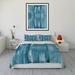 Orren Ellis Comforter Set Rainfall Bedding Polyester/Polyfill/Microfiber in Blue | King Comforter + 2 King Pillowcases | Wayfair