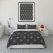 Gracie Oaks Rynda Comforter Set Polyester/Polyfill/Microfiber in Gray | King Comforter + 2 King Pillowcases | Wayfair
