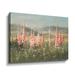 Winston Porter Wild Foxglove Meadow Gallery Wrapped Canvas in Blue/Green/Pink | 18 H x 24 W x 2 D in | Wayfair CFE795EF0CD3428896D3A9382B2A741E