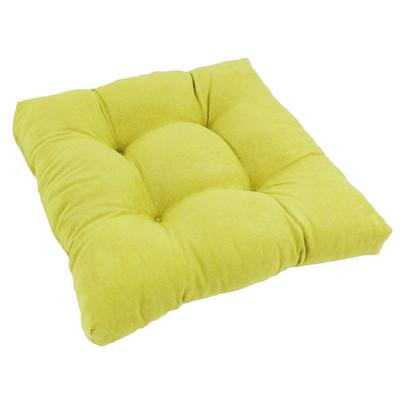 19-inch Square Microsuede Chair Cushion (Set of 1, 2, or 4) - 19 x 19