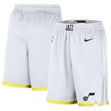 Men's Nike White Utah Jazz 2022/23 Swingman Performance Shorts - Association Edition