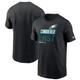 "Men's Nike Black Philadelphia Eagles 2022 NFC East Division Champions Locker Room Trophy Collection T-Shirt"