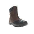 Wide Width Men's Blizzard Tall Zip Boots by Propet in Brown Black (Size 15 W)