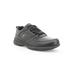 Wide Width Men's Life Walker Sport Sneakers by Propet in Black (Size 9 W)