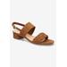 Women's Ellison Sandals by Bella Vita in Cognac Suede (Size 9 1/2 M)