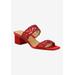 Women's Keetana Sandals by J. Renee in Red (Size 6 1/2 M)