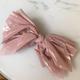 Anthropologie Accessories | Anthropologie Pink Shimmer Bow Barrette | Color: Pink | Size: Os