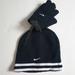 Nike Matching Sets | Nike Boys 2pc Set Hat Gloves Reversible | Color: Black/White | Size: One Size
