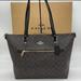 Coach Bags | Coach Gallery Tote Bag Signature Canvas Nwt | Color: Black/Brown | Size: Os