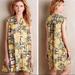 Anthropologie Dresses | Anthro Porridge Arboretum Yellow Floral Dress S | Color: Green/Yellow | Size: S