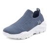Sneaker LASCANA, Damen, Gr. 38, blau, Obermaterial: 100% Textilmaterial. Futter: 100% Textilmaterial. Decksohle: 100% Textilmaterial. Laufsohle: 100% Synthetik, unifarben, casual, Schuhe, Halbschuh, Slipper, Freizeitschuh zum Reinschlüpfen VEGAN