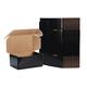 EXYGLO 9x6x4 inch Cardboard Postal Boxes 25 Pack, 229x152x102 mm Black Gift Boxes for Packaging, Medium Shipping Box Mailers for Posting Mailing Small Business