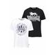 T-Shirt LONSDALE "DILDAWN" Gr. S (44/46), schwarz-weiß (black, white) Herren Shirts T-Shirts Bestseller