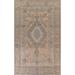 Distressed Tabriz Persian Vintage Area Rug Handmade Wool Carpet - 9'6"x 13'3"