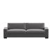 Mercury Row® Michaella 108.26" Square Arm Sofa w/ Reversible Cushions, Wood in Gray | 34.65 H x 108.26 W x 39.76 D in | Wayfair