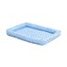 22L-Inch Blue Dog Bed or Cat Bed w/ Comfortable Bolster | Ideal for XS Dog Breeds & Fits a 22-Inch Dog Crate | Easy Maintenance Machine Wash & Dry | 1-Year Warranty